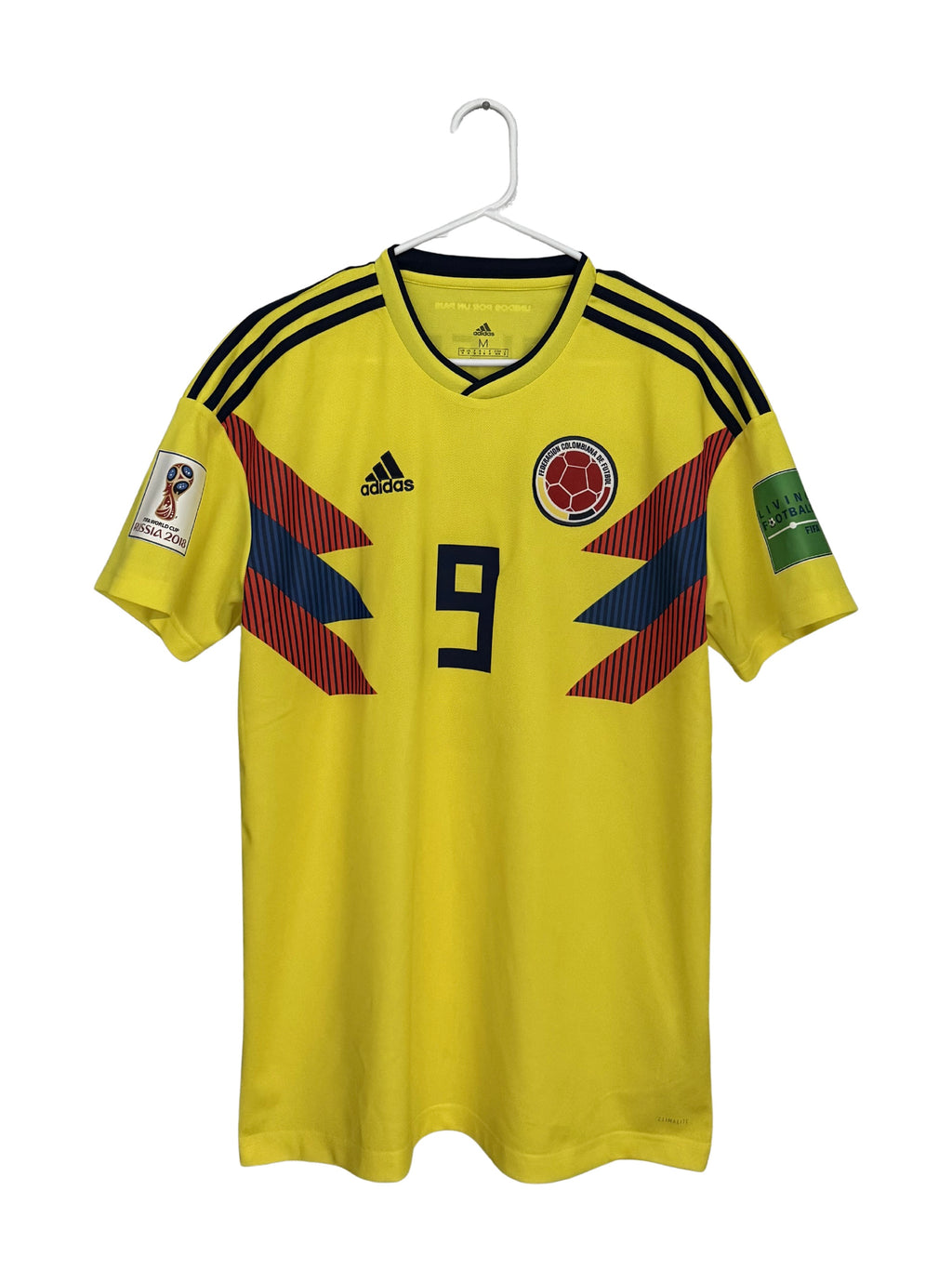 Colombia 2018 Falcao #9 Home jersey (M)