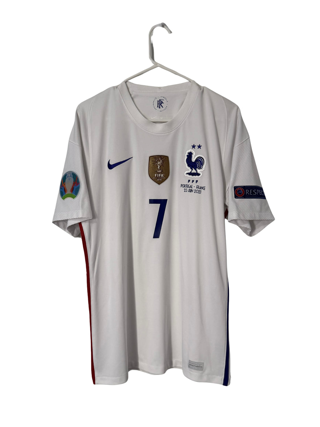 France 2021 Griezmann #7 Away jersey (M)