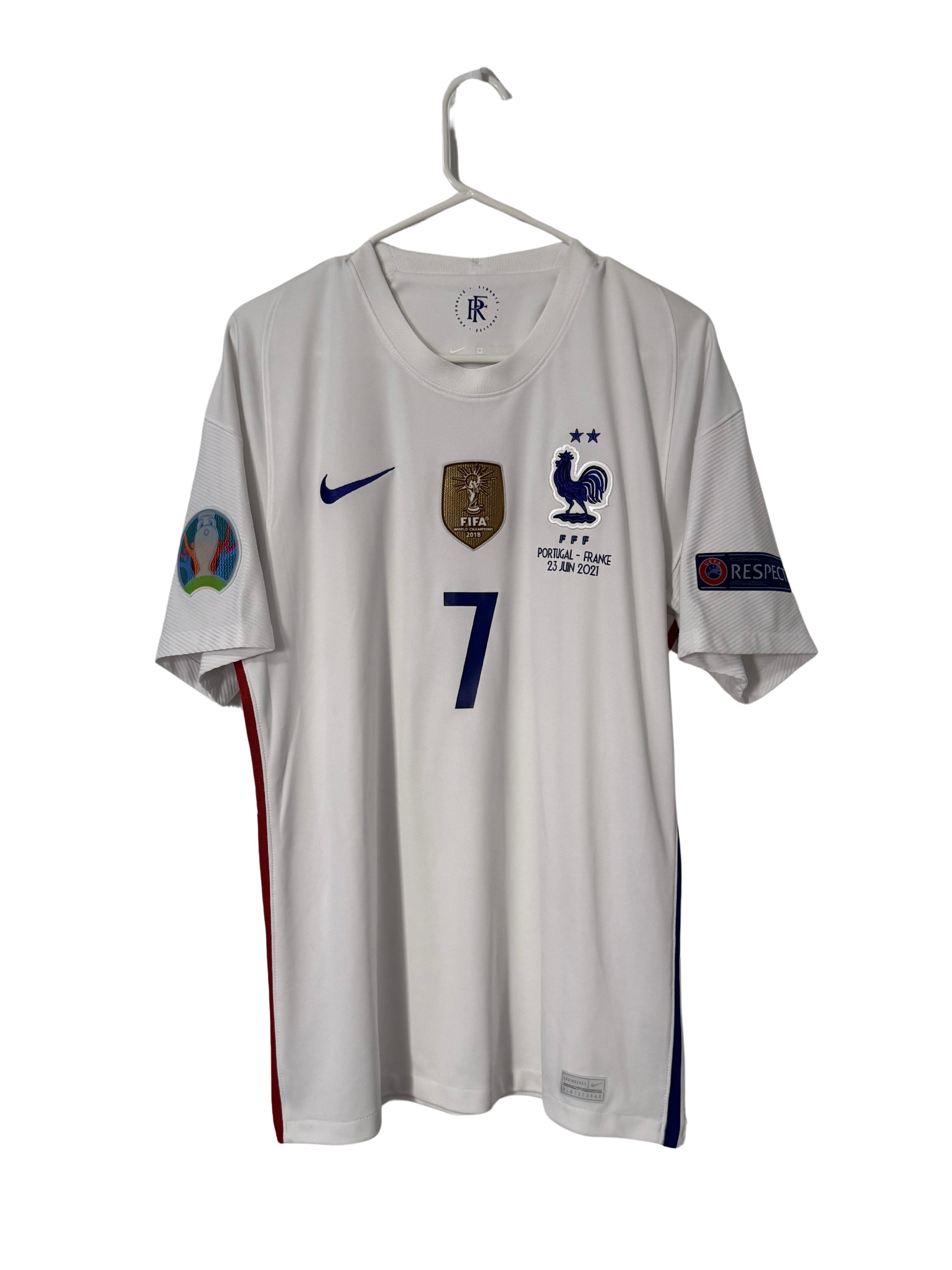 France 2021 Griezmann #7 Away jersey (M)