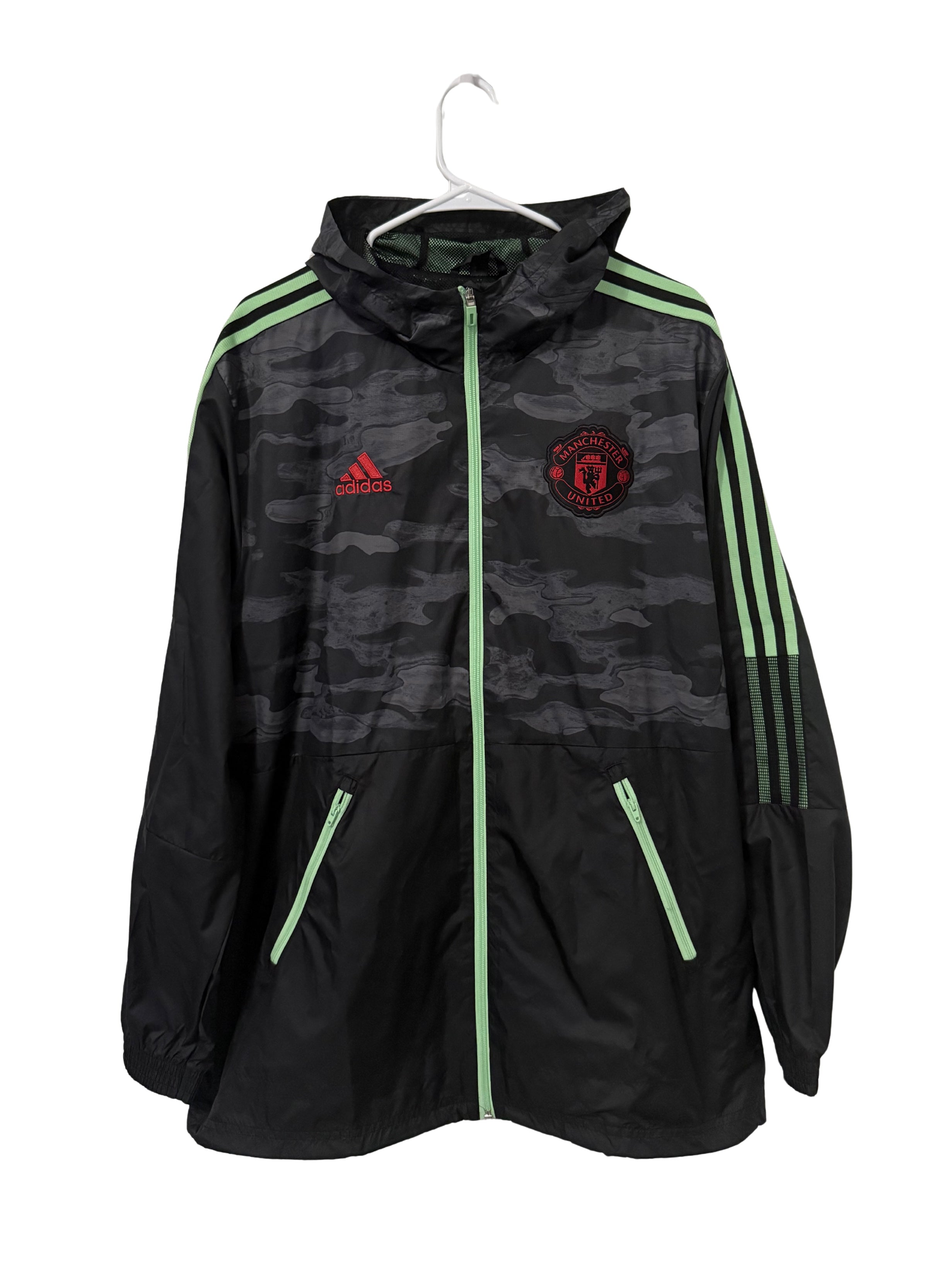 Manchester United Zip-Up Windbreaker (L) BNWT