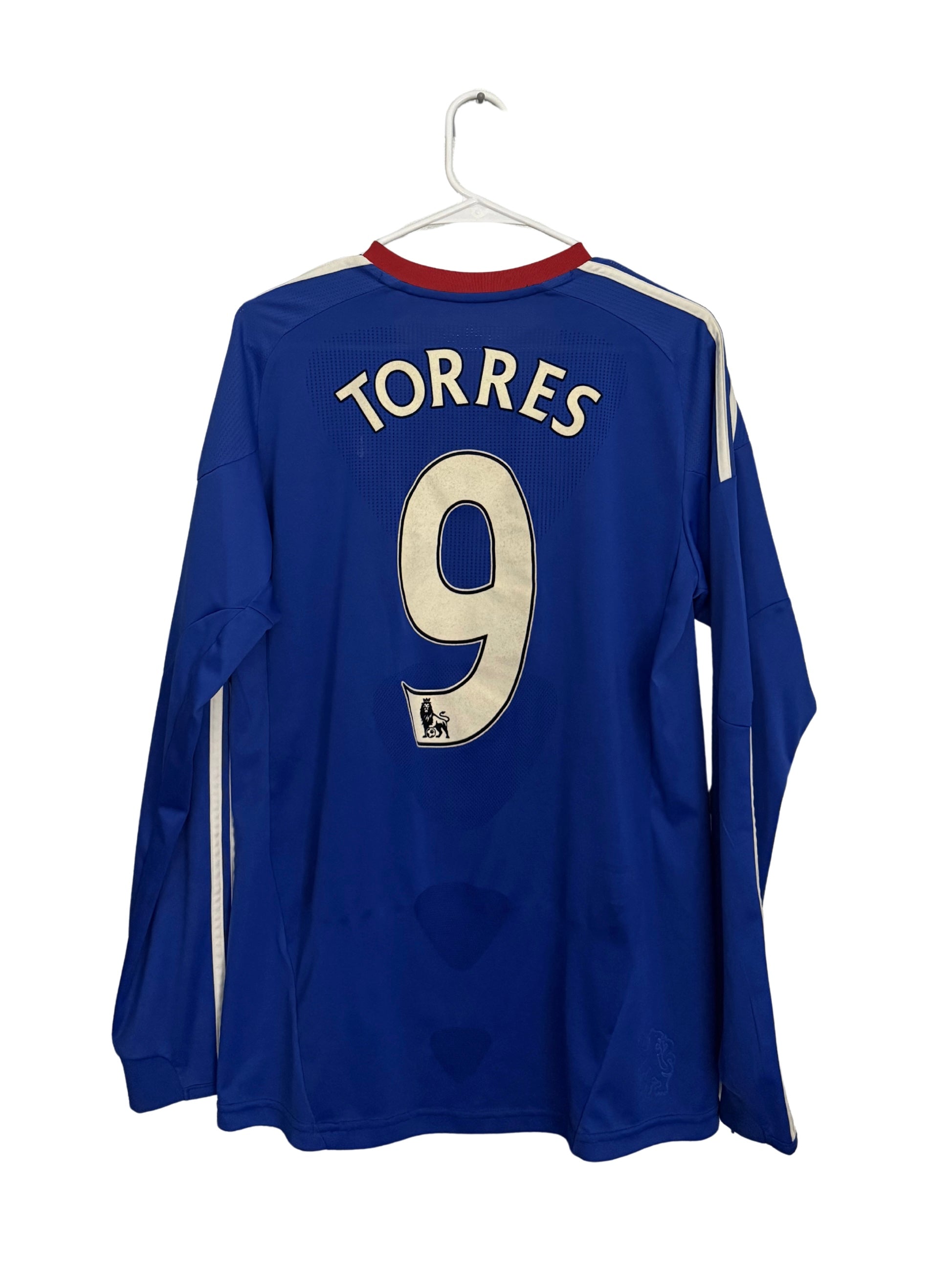 Chelsea FC 2010-11 Torres #9 Home L/S jersey (S)