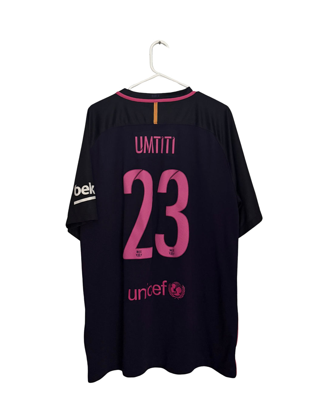 FC Barcelona 2016-17 Umtiti #23 Away jersey (XXL)