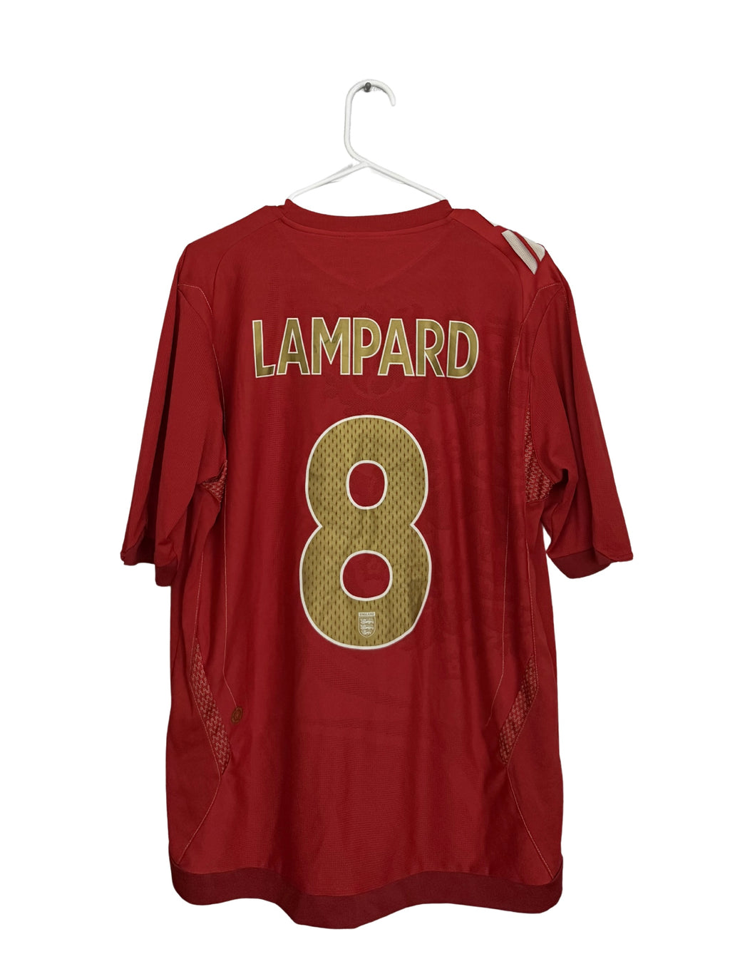 England 2006 Lampard #8 Away jersey (L)