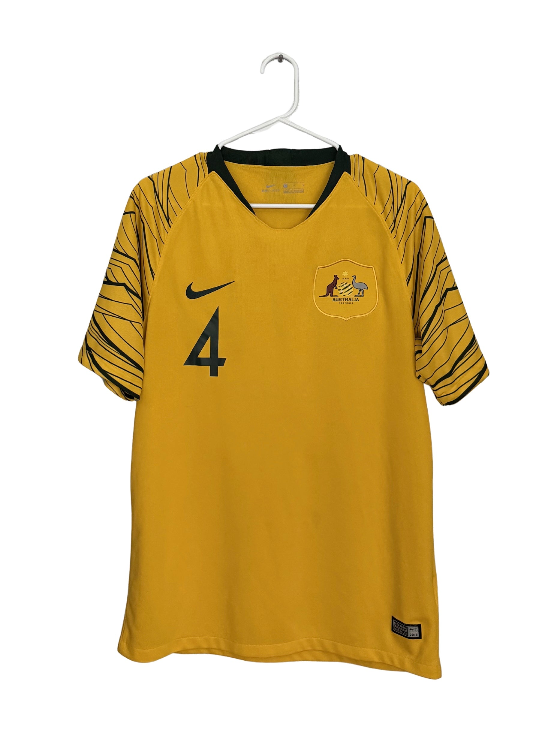 Australia 2018 Tim Cahill #4 Home jersey (M)