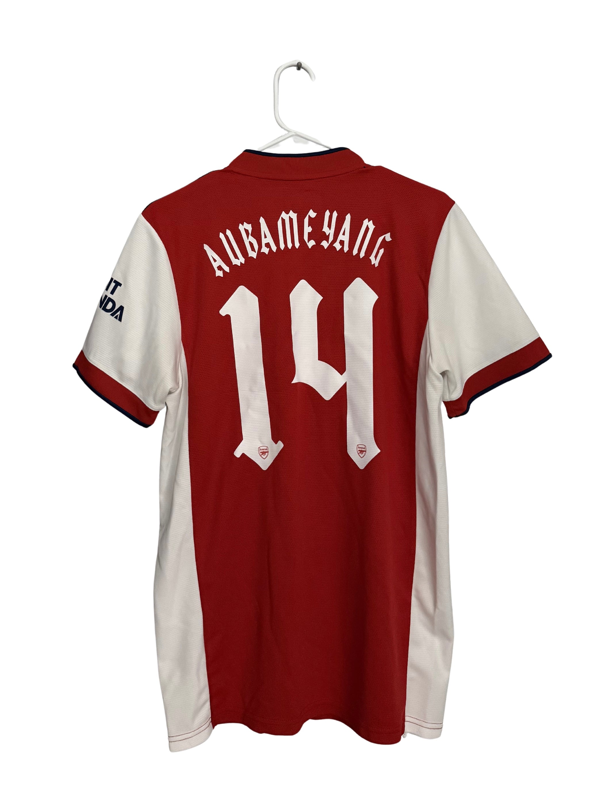 Arsenal FC 2021-22 Aubameyang #14 Home jersey (M)