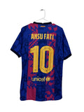 FC Barcelona 2021-22 Ansu Fati #10 UCL Home jersey (L)