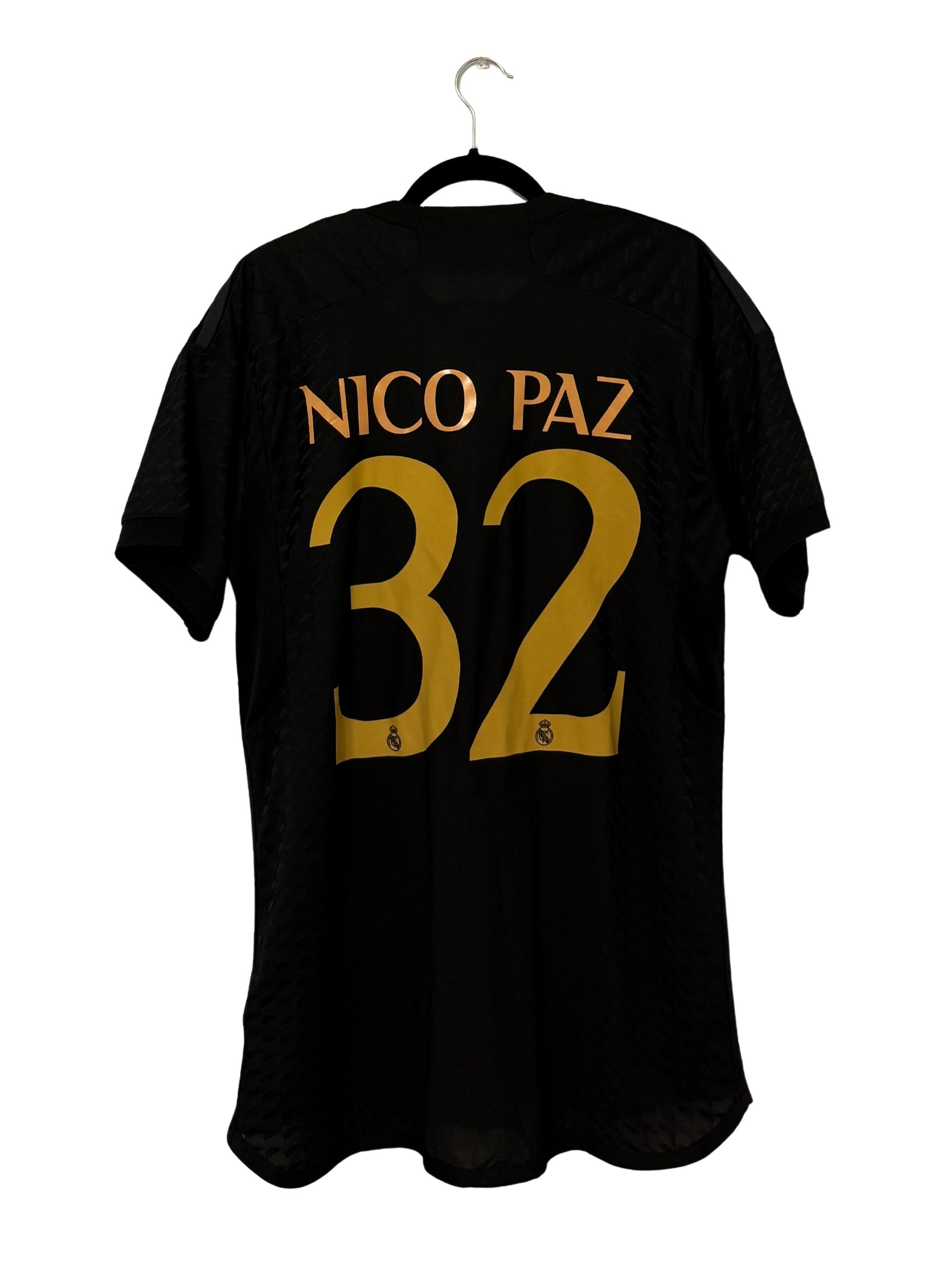 Real Madrid CF 2023-24 Nico Paz #32 Third PLAYER ISSUE jersey (XL)