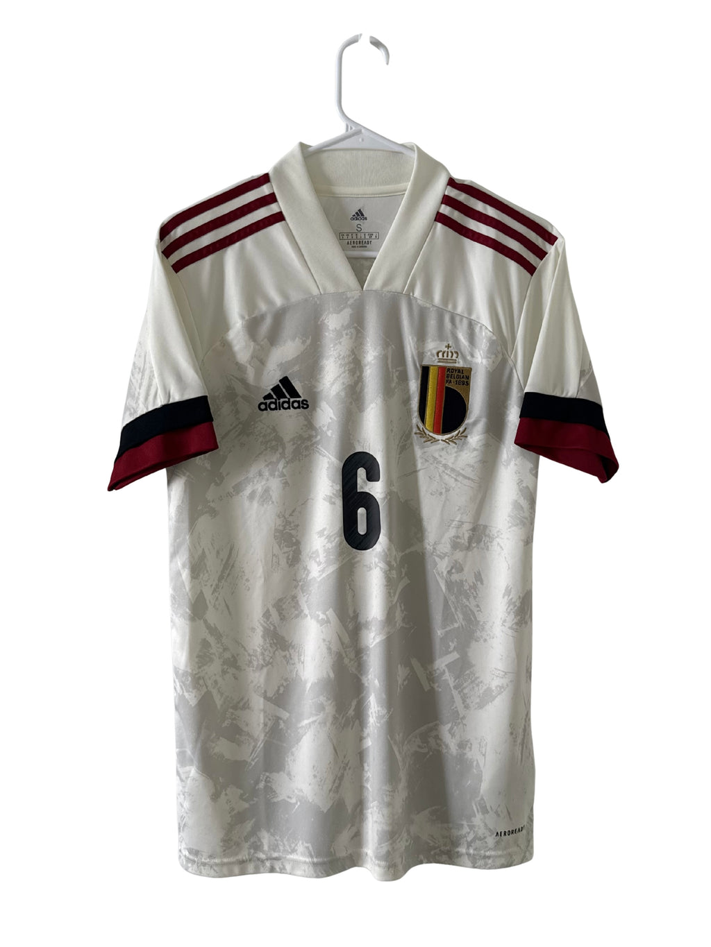 Belgium 2020 Axel Witsel #6 Away Jersey (S)