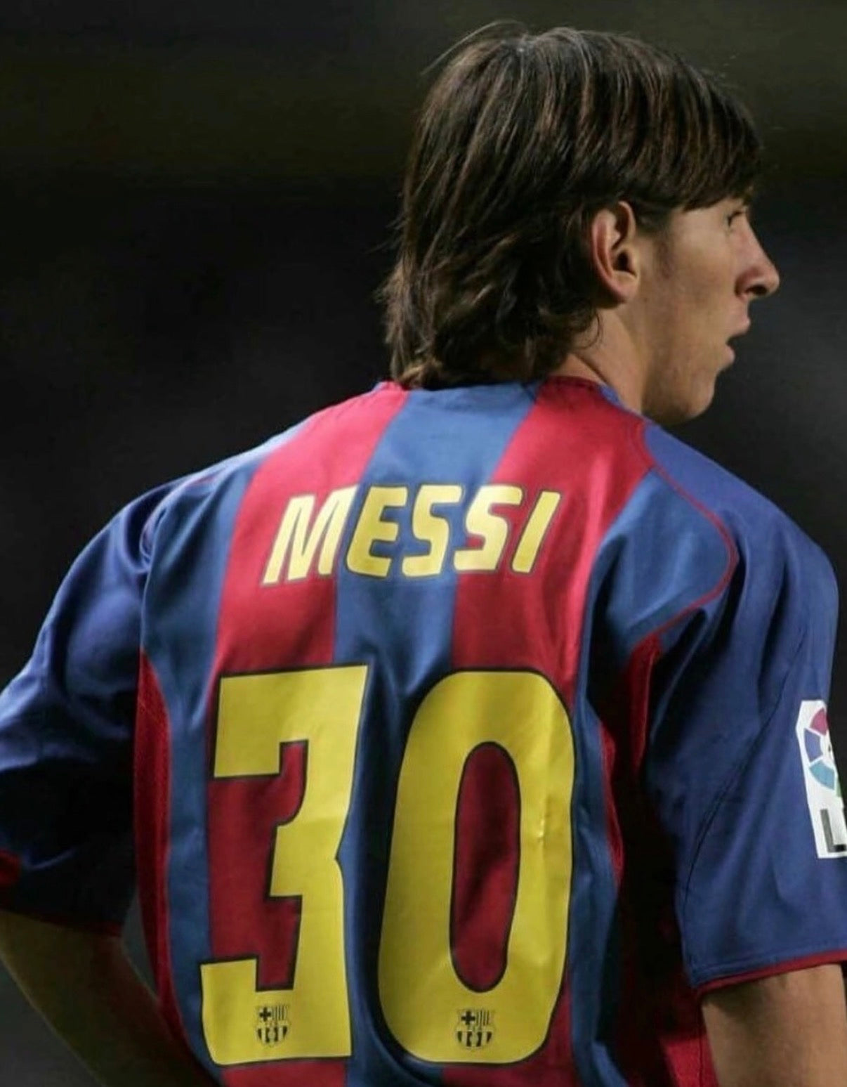 FC Barcelona 2004-05 Messi #30 Home jersey (L)