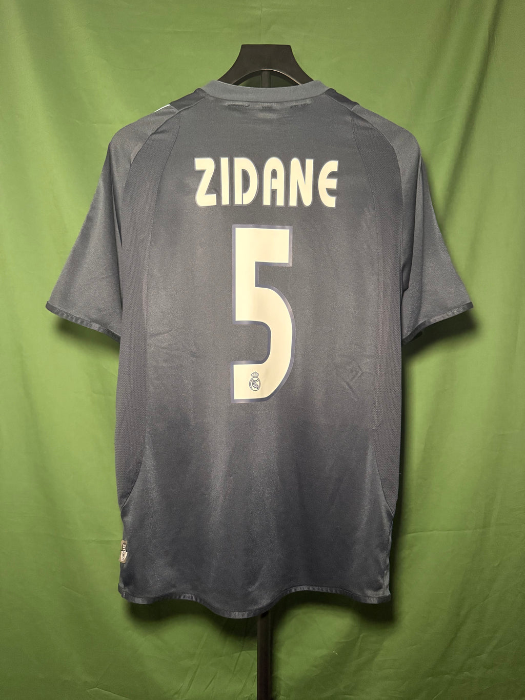 Real Madrid CF 2003-04 Zidane #5 Away jersey (M)