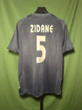 Real Madrid CF 2003-04 Zidane #5 Away jersey (M)