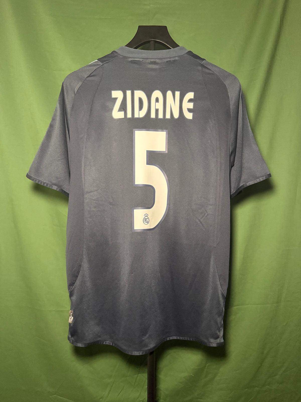 Real Madrid CF 2003-04 Zidane #5 Away jersey (M)