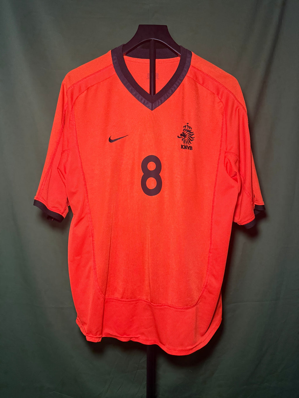 Netherlands 2000 Davids #8 Home jersey (L)
