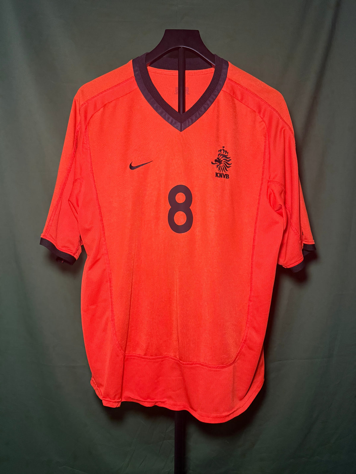 Netherlands 2000 Davids #8 Home jersey (L)