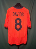 Netherlands 2000 Davids #8 Home jersey (L)