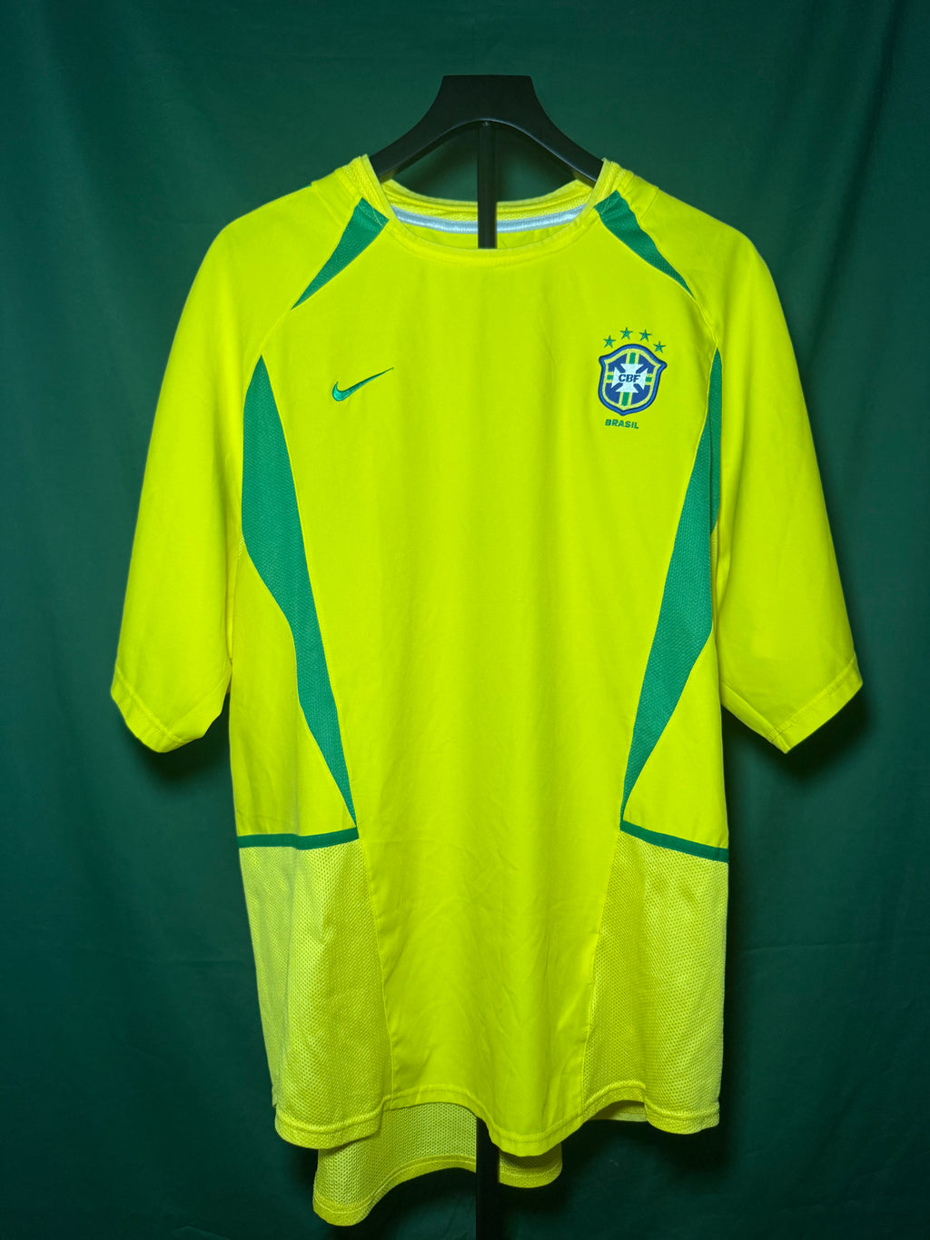 Brazil 2002 Home jersey (XL)