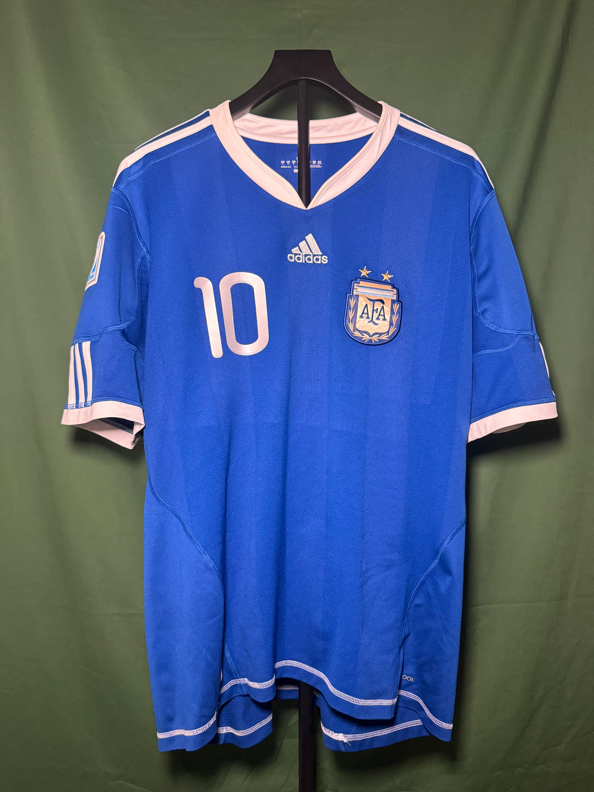 Argentina 2010 Messi #10 Away jersey (XL)