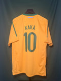Brazil 2010 Kaka #10 Home jersey (L)