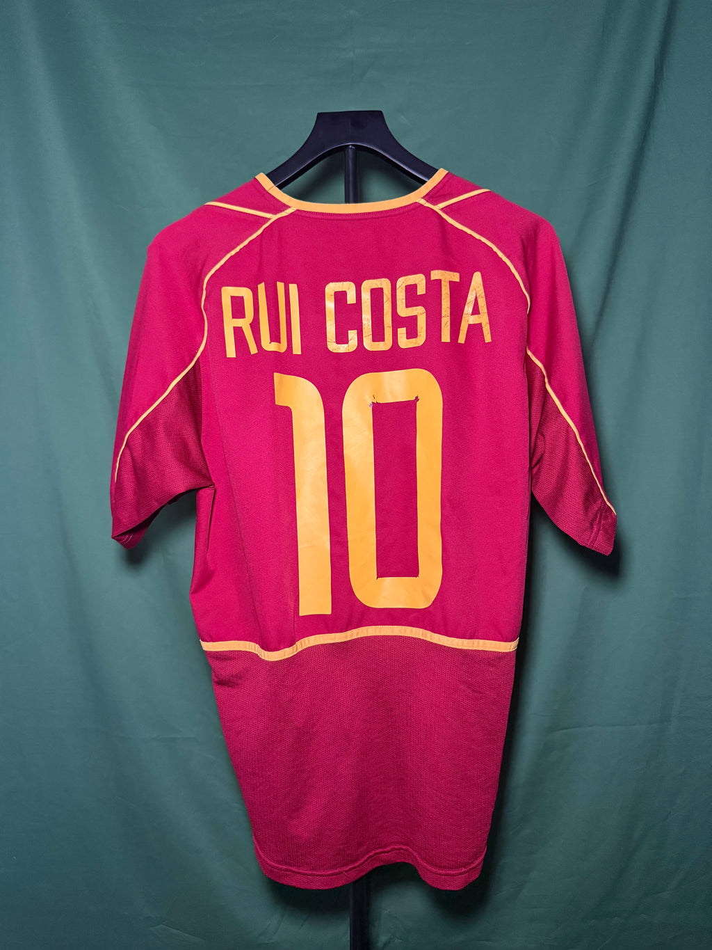 Portugal 2002 Rui Costa #10 Home jersey (M)