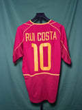 Portugal 2002 Rui Costa #10 Home jersey (M)