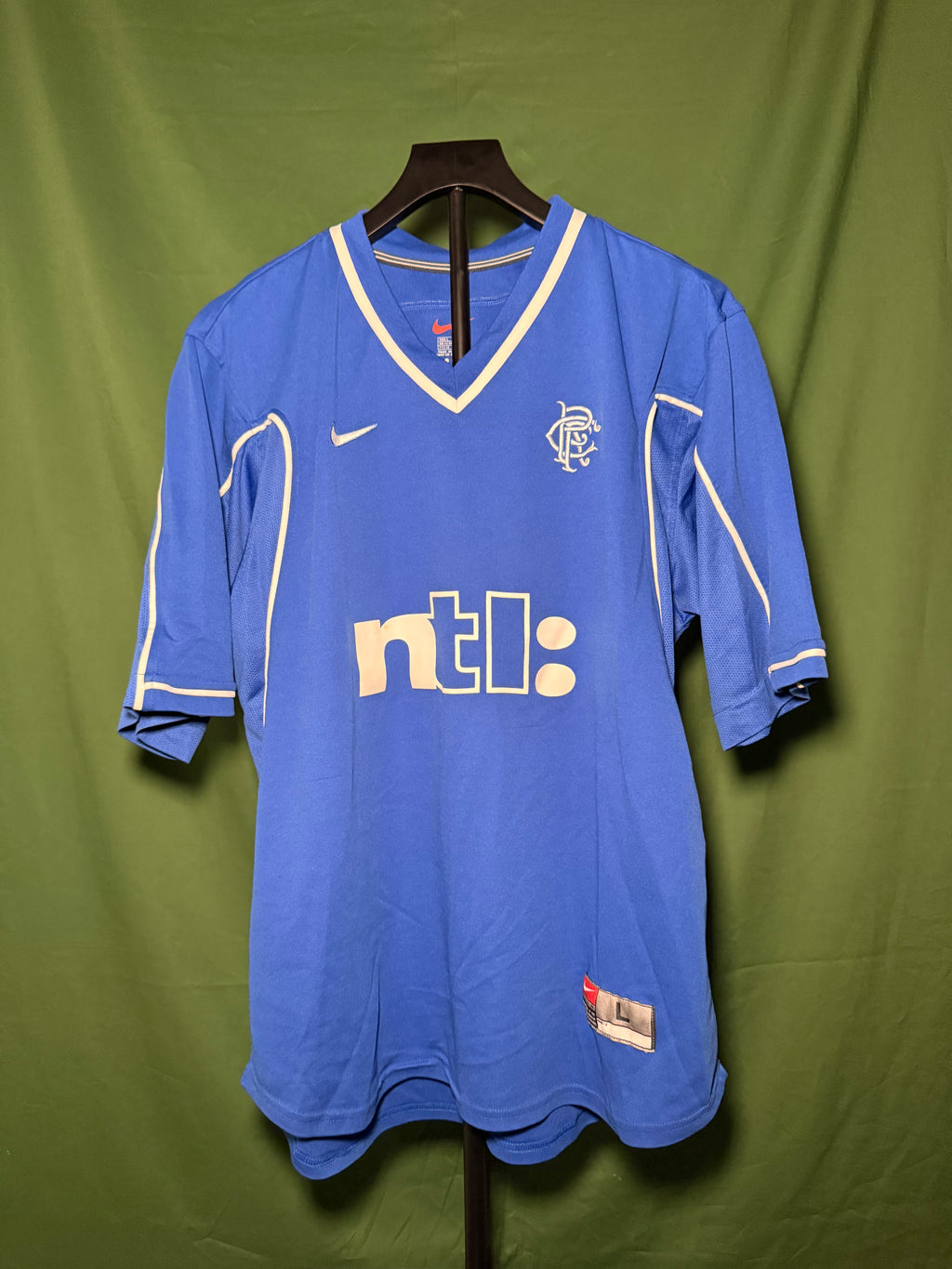 Rangers FC 2000-01 Home jersey (L)