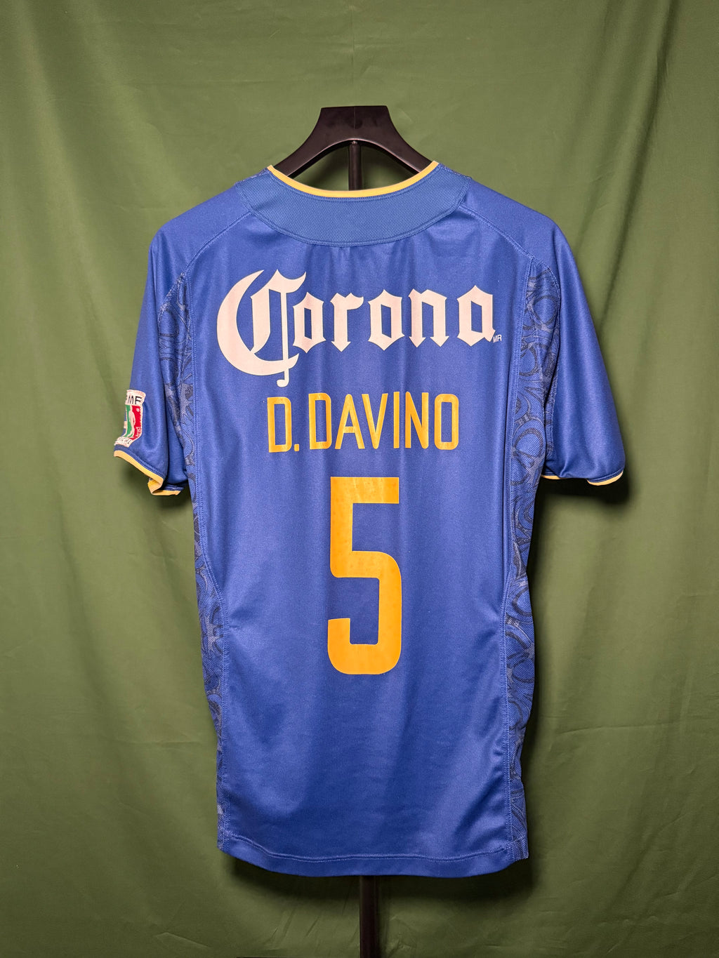 Club America 2002-03 Davino #5 Away jersey (M)