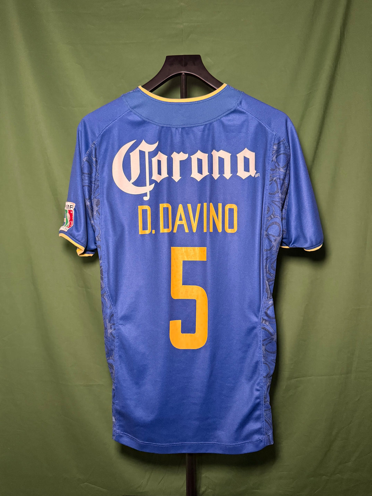 Club America 2002-03 Davino #5 Away jersey (M)