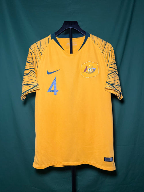 Australia 2018 Tim Cahill #4 Home jersey (M)