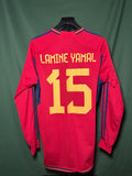 Spain 2022 Lamine Yamal #15 Home L/S jersey (L)