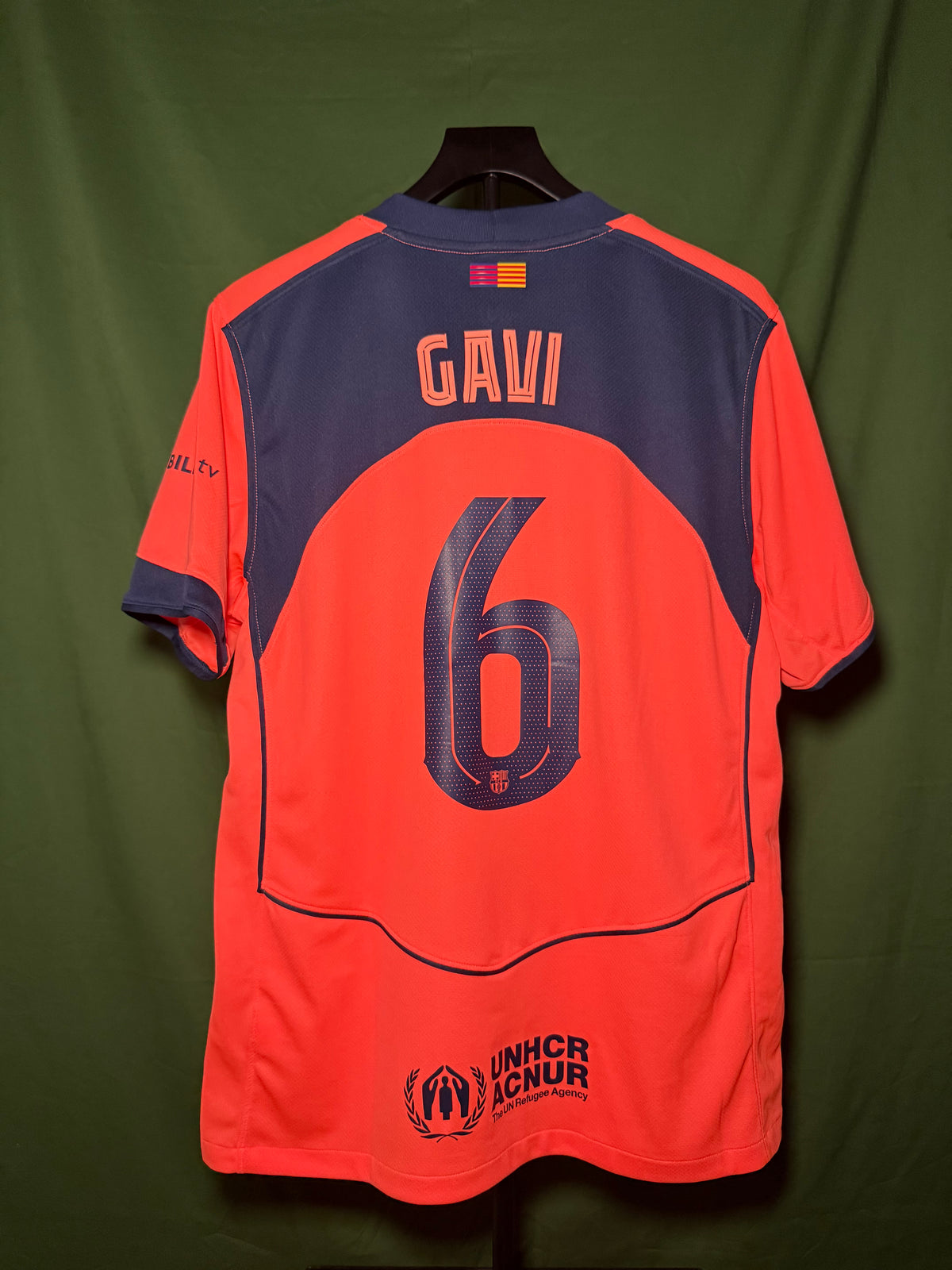 FC Barcelona 2025-26 Gavi #6 Third jersey (L)