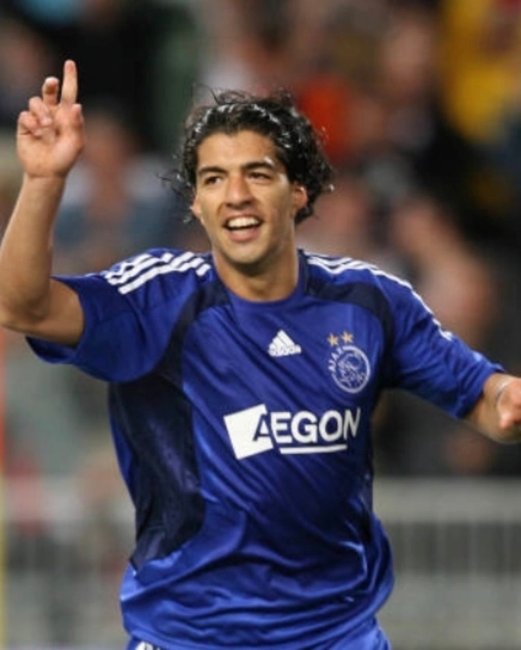 AFC Ajax 2008-09 Luis Suarez #16 Away jersey (L)
