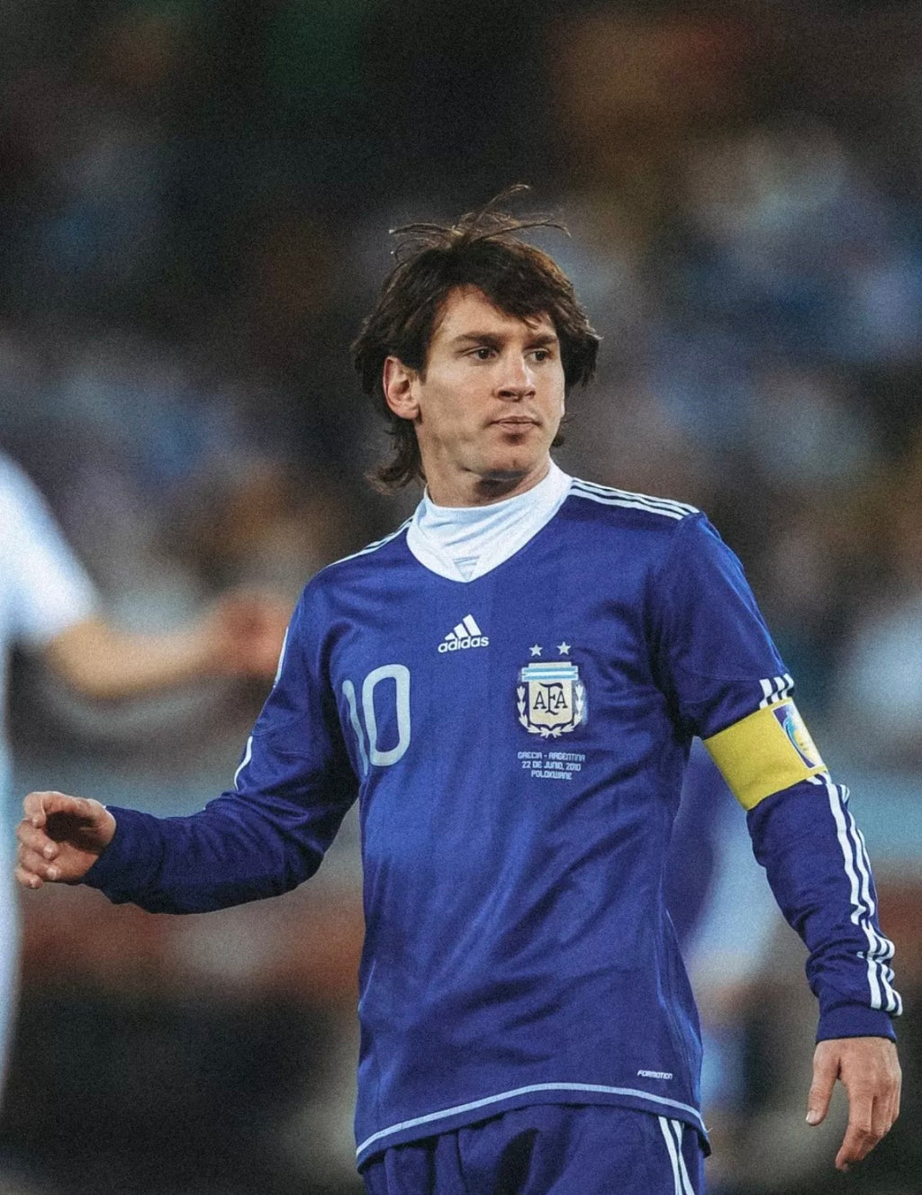 Argentina 2010 Messi #10 Away jersey (XL)