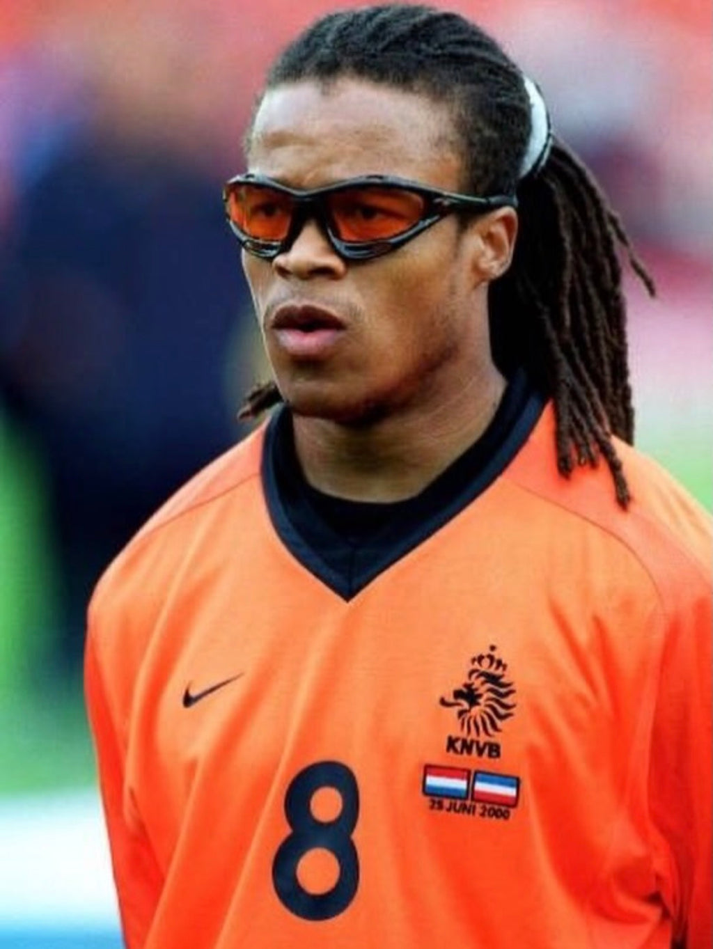 Netherlands 2000 Davids #8 Home jersey (L)