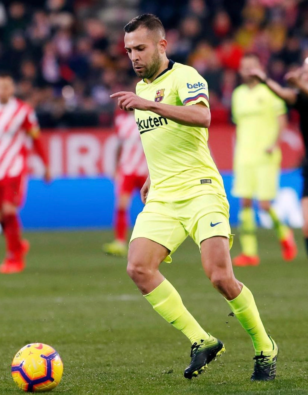 FC Barcelona 2018-19 Jordi Alba #18 Away jersey (L)