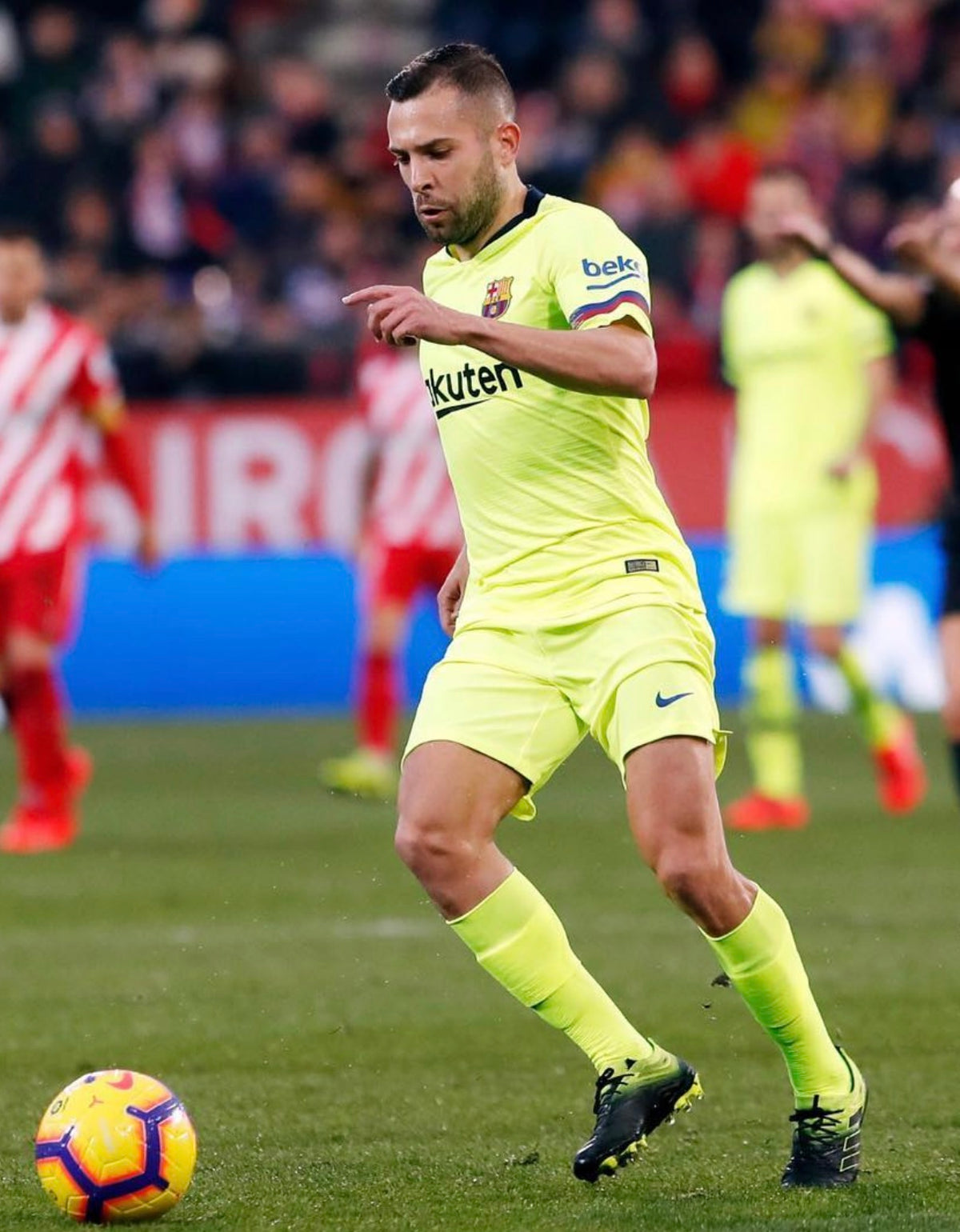 FC Barcelona 2018-19 Jordi Alba #18 Away jersey (L)