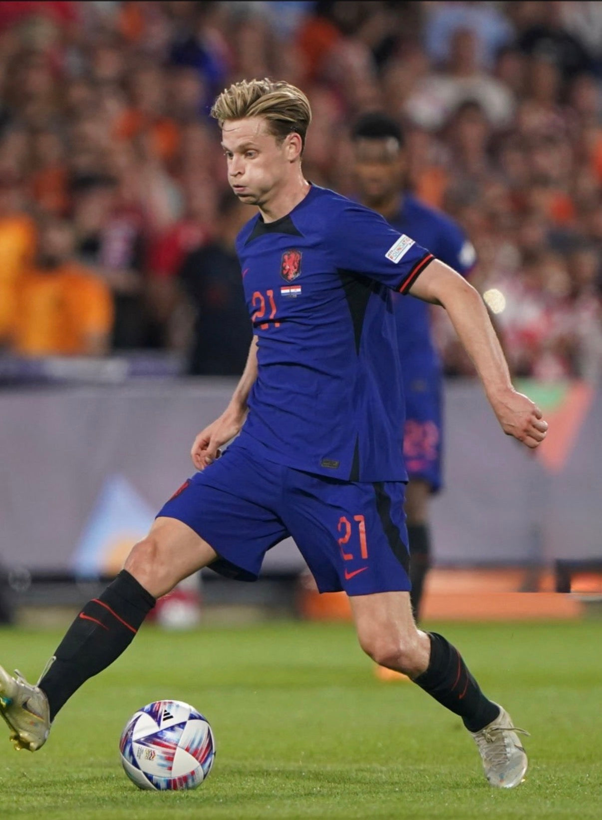 Netherlands 2022 De Jong #21 Away jersey (XL)