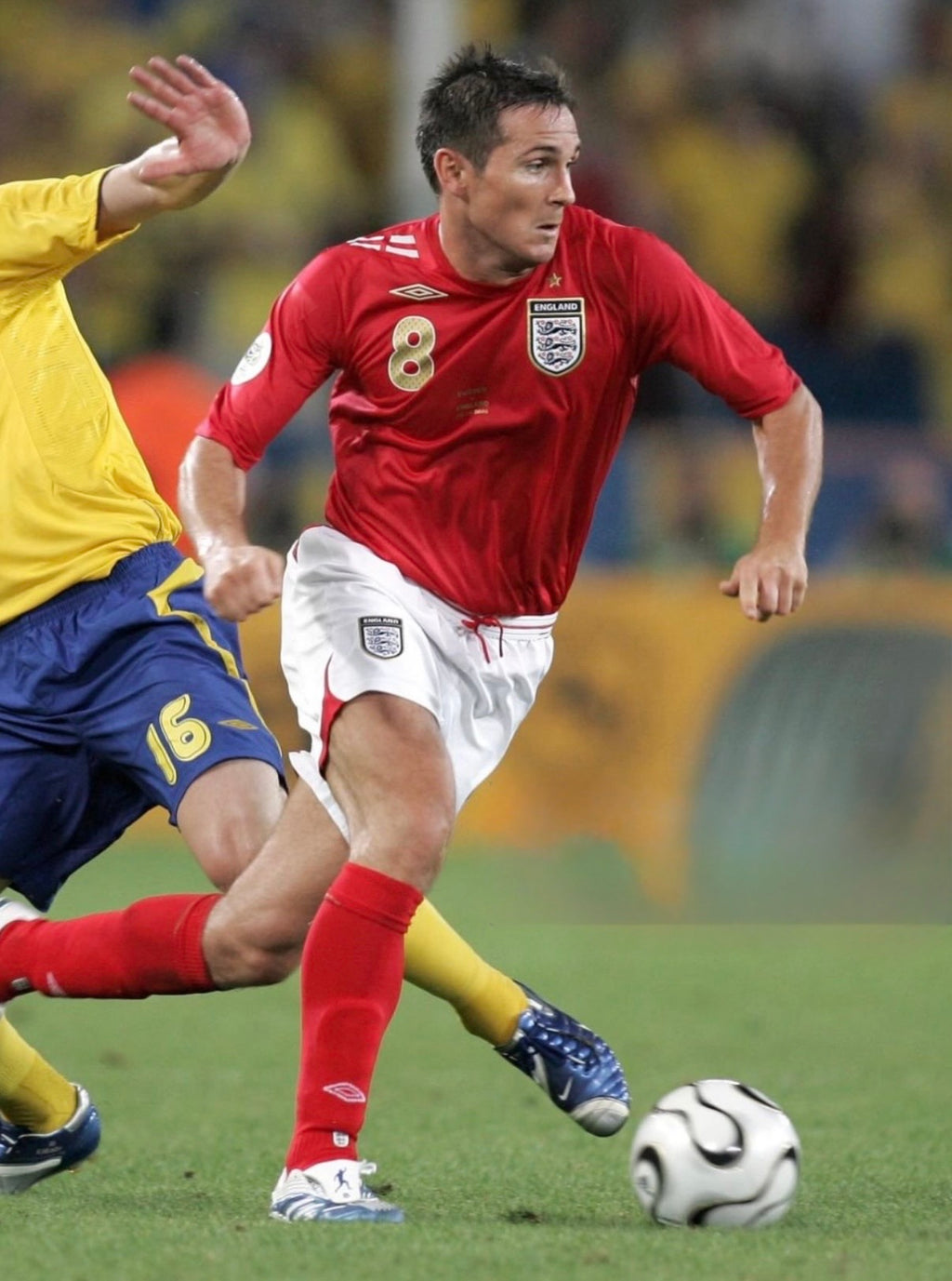 England 2006 Lampard #8 Away jersey (L)