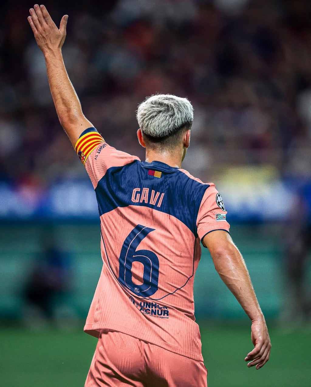 FC Barcelona 2025-26 Gavi #6 Third jersey (L)