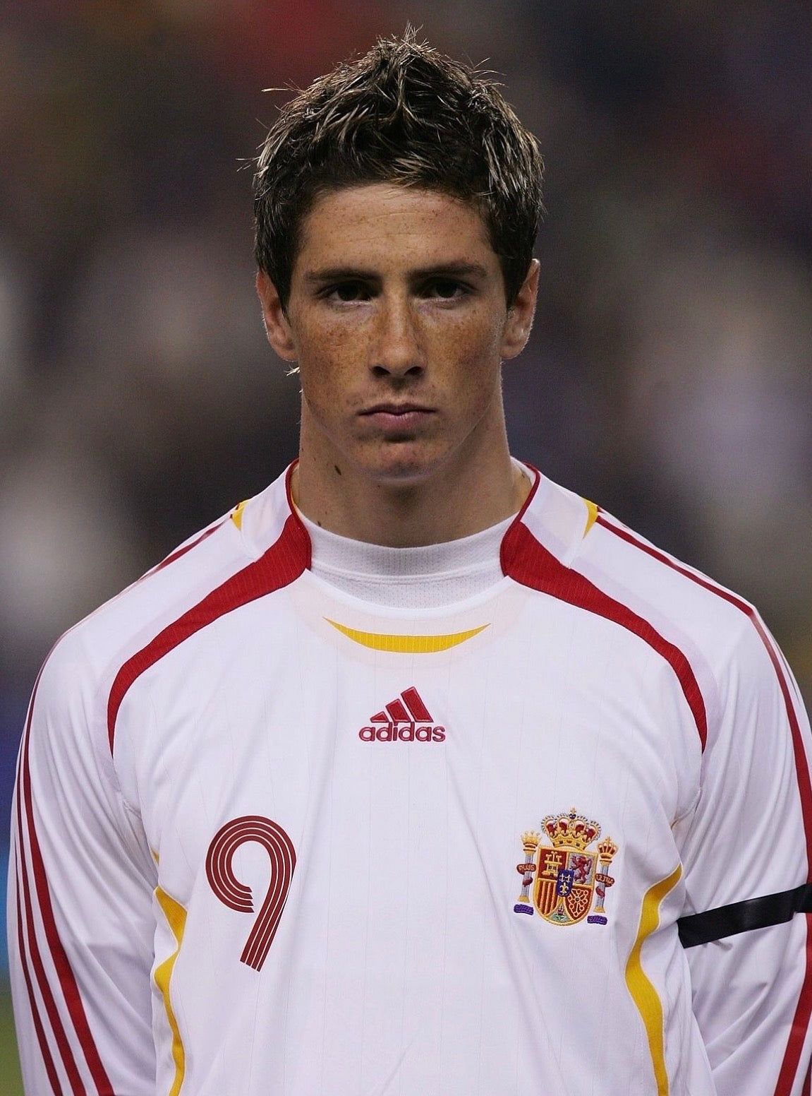 Spain 2006 Fernando Torres #9 Away jersey (S)