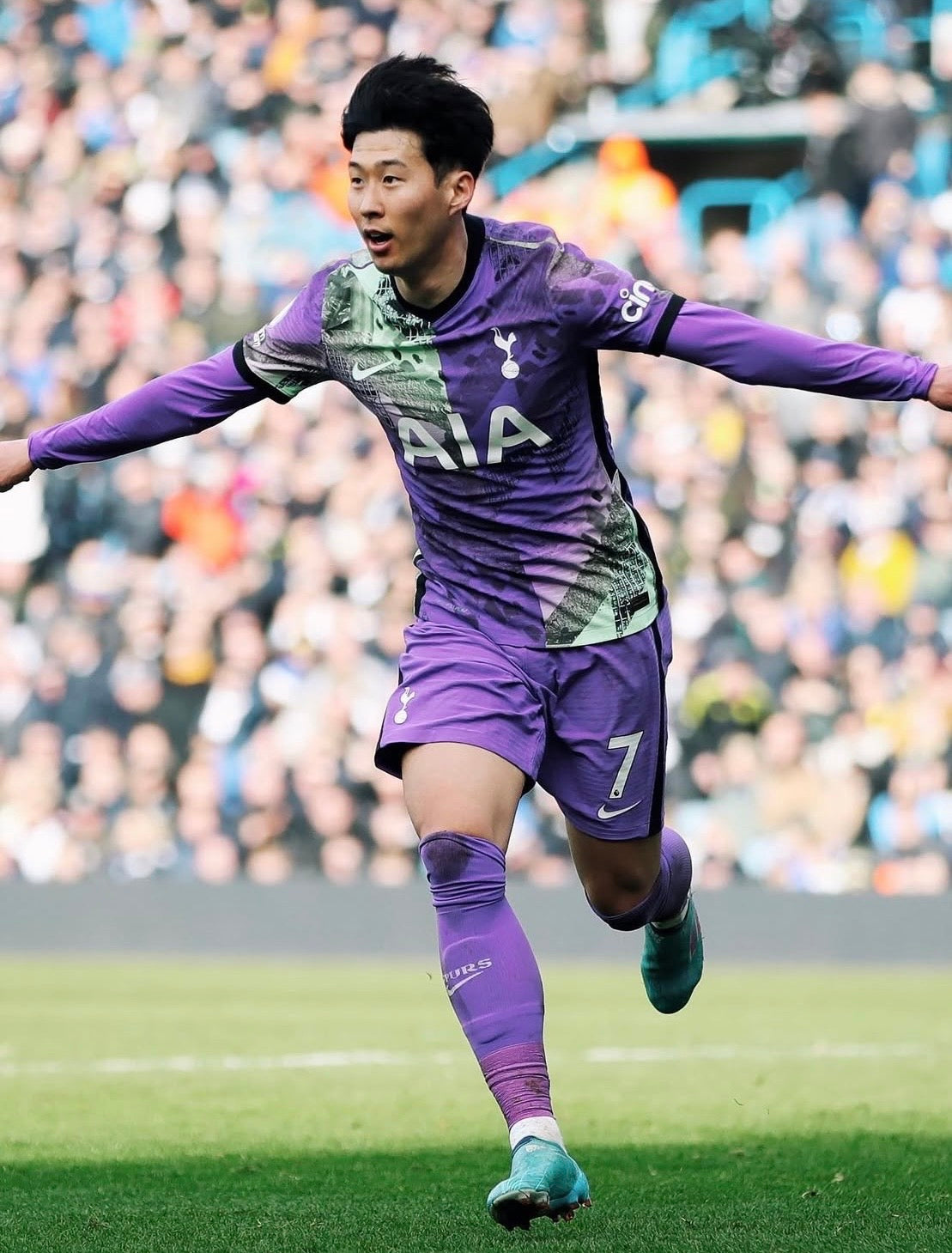 Tottenham Hotspur 2020-21 Son #7 Third PLAYER ISSUE jersey (M)