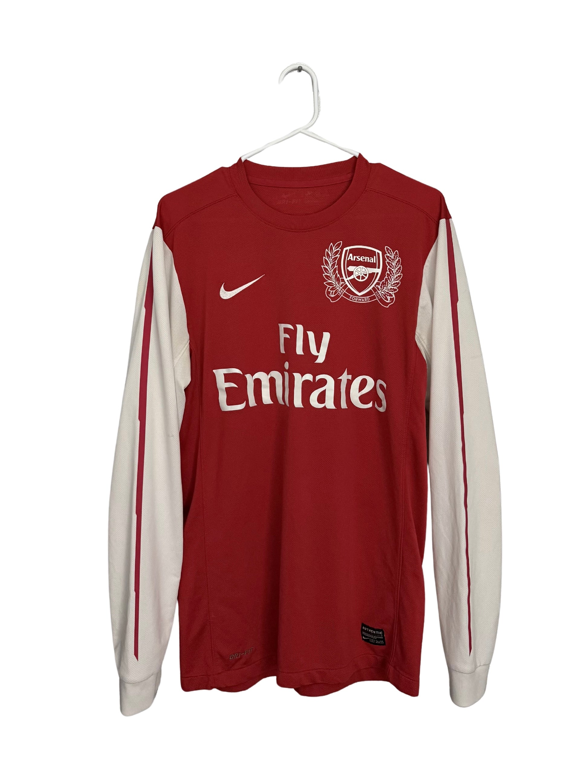 Arsenal FC 2010-11 Home L/S jersey (S)