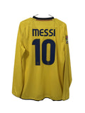 FC Barcelona 2008-09 Messi #10 Away L/S jersey (M)