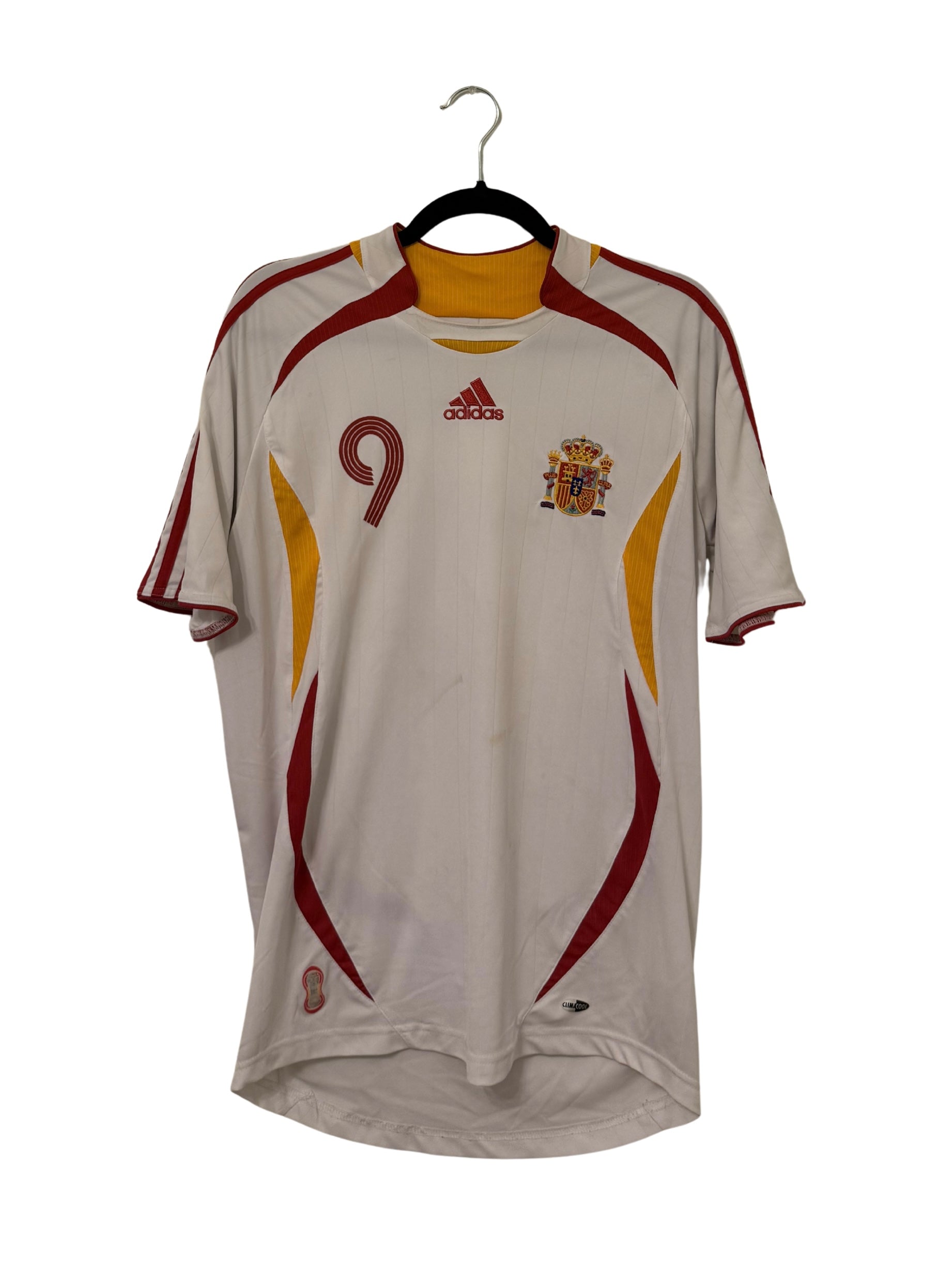 Spain 2006 Fernando Torres #9 Away jersey (S)