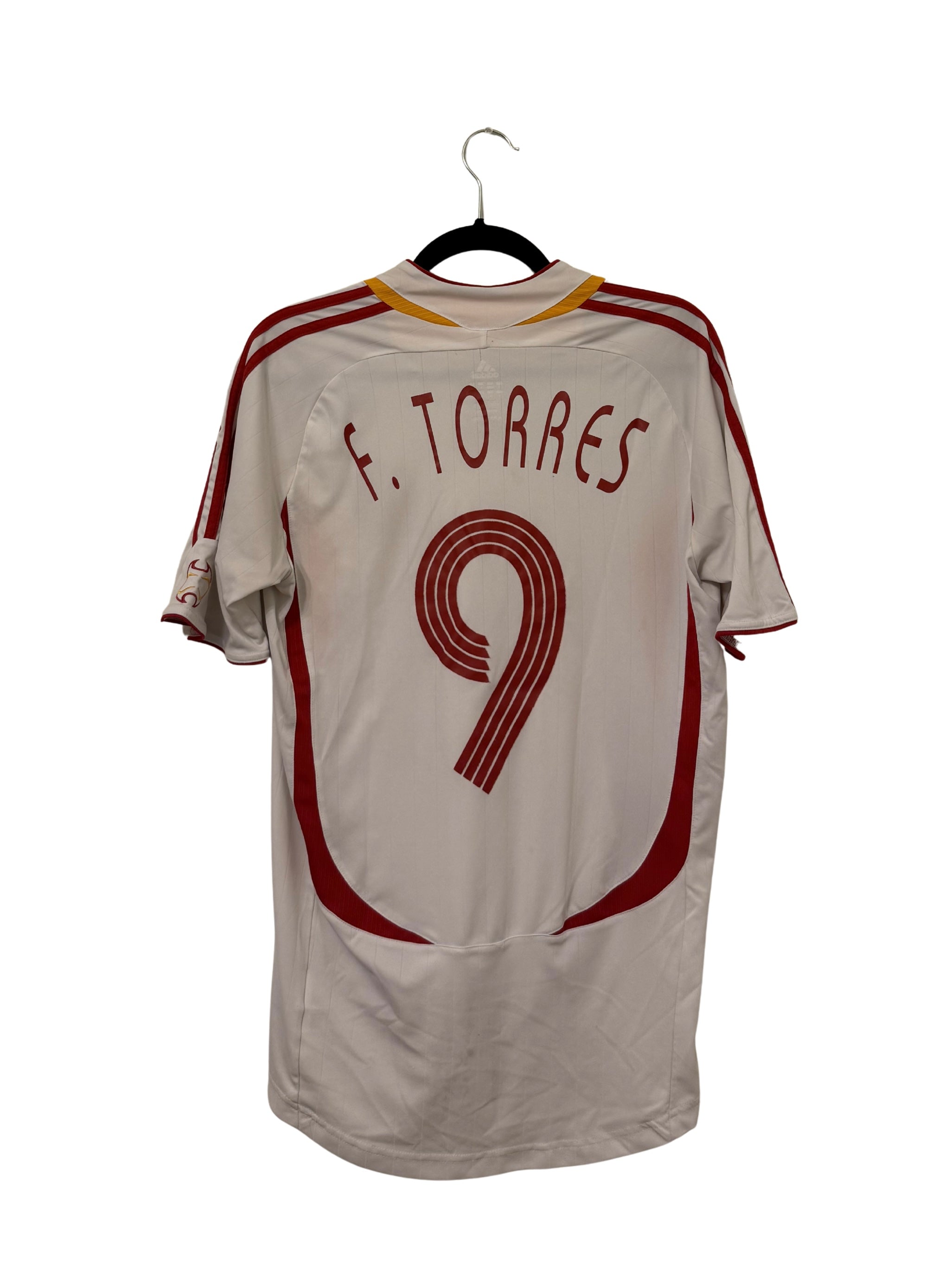 Spain 2006 Fernando Torres #9 Away jersey (S)