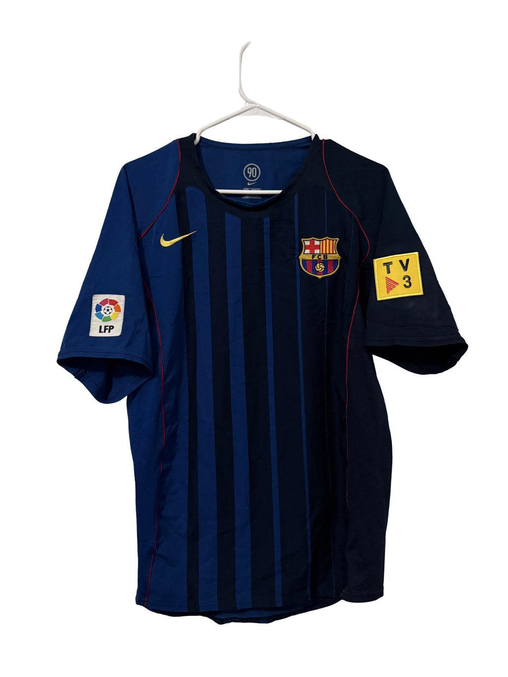 FC Barcelona 2004-05 Ronaldinho #10 Away jersey (L)