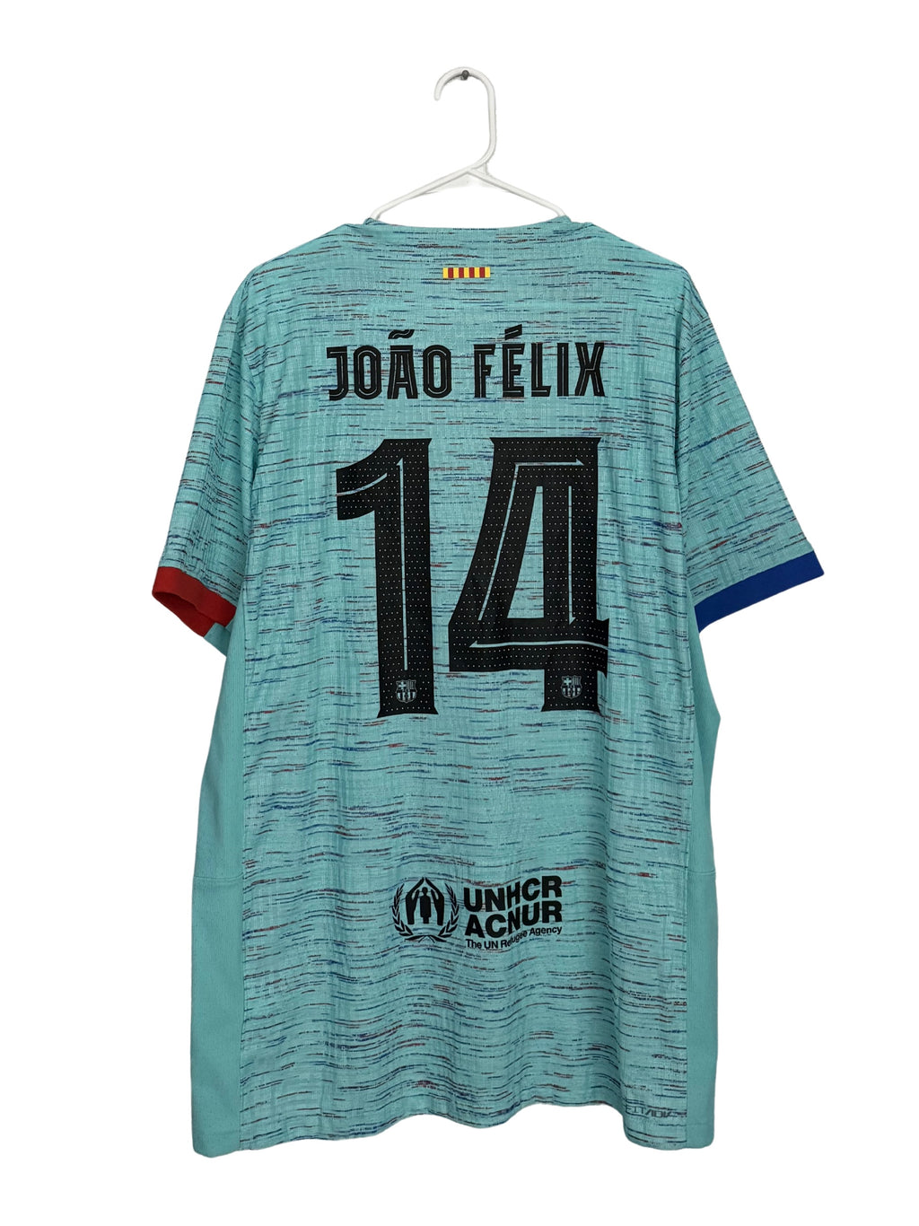 FC Barcelona 2023-24 Joao Felix #14 Third PLAYER ISSUE jersey (XL)