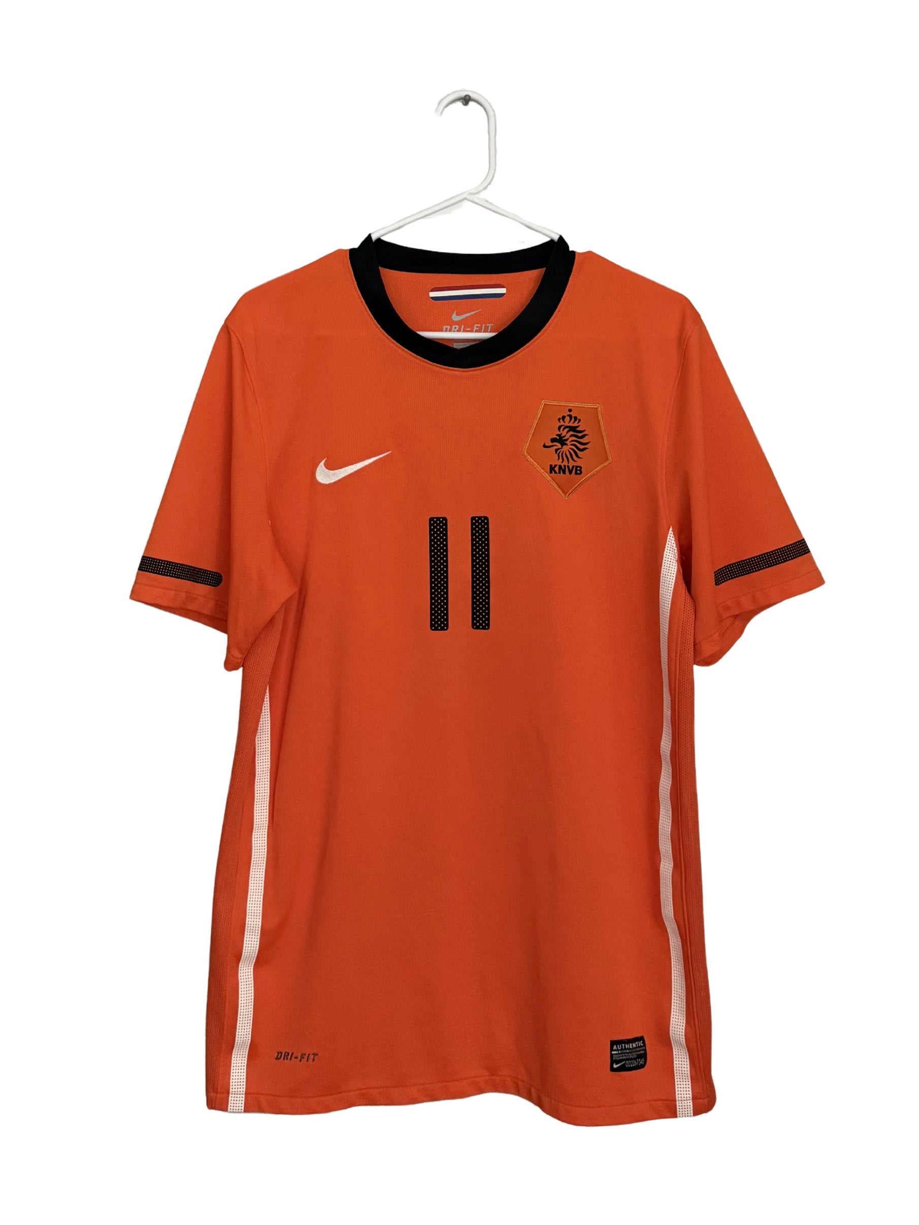 Netherlands 2010 Robben #11 Home jersey (M)