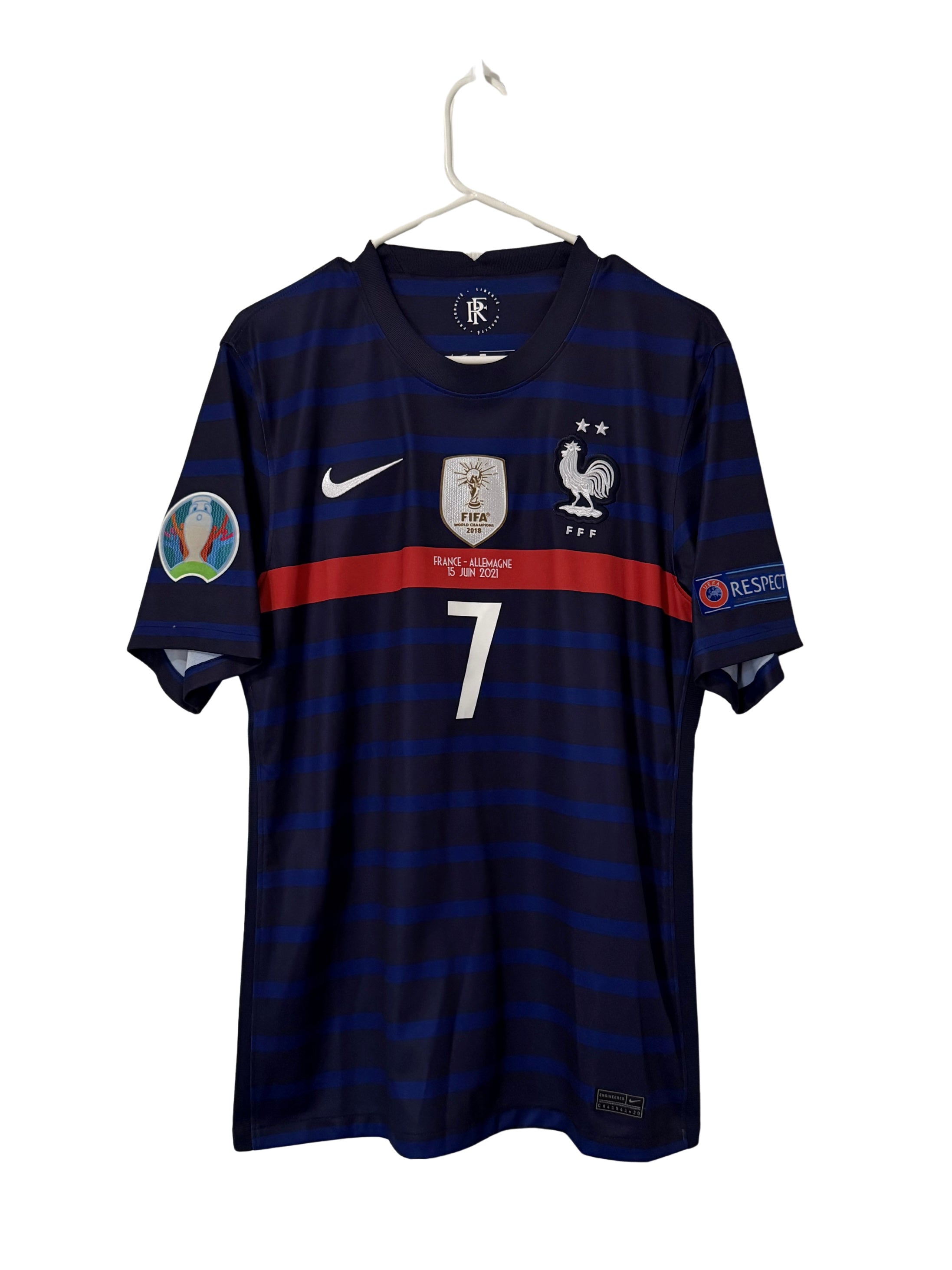 France 2021 Griezmann #7 Home jersey (M)