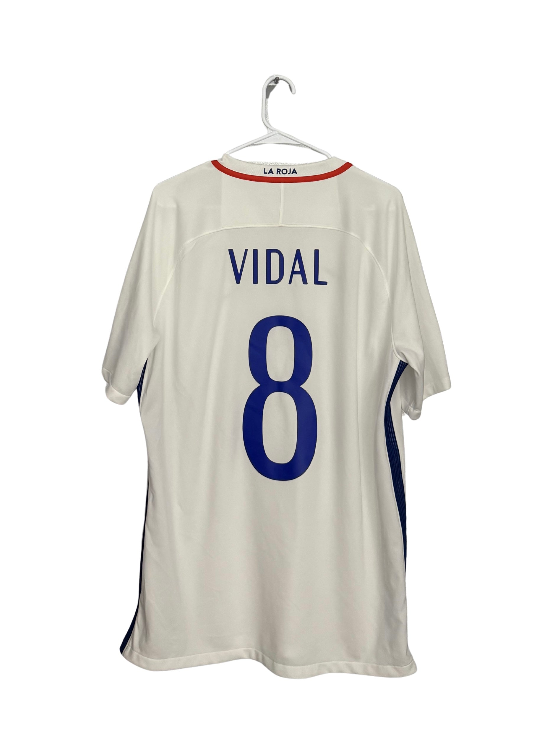 Chile 2016 Vidal #8 Away jersey (L)