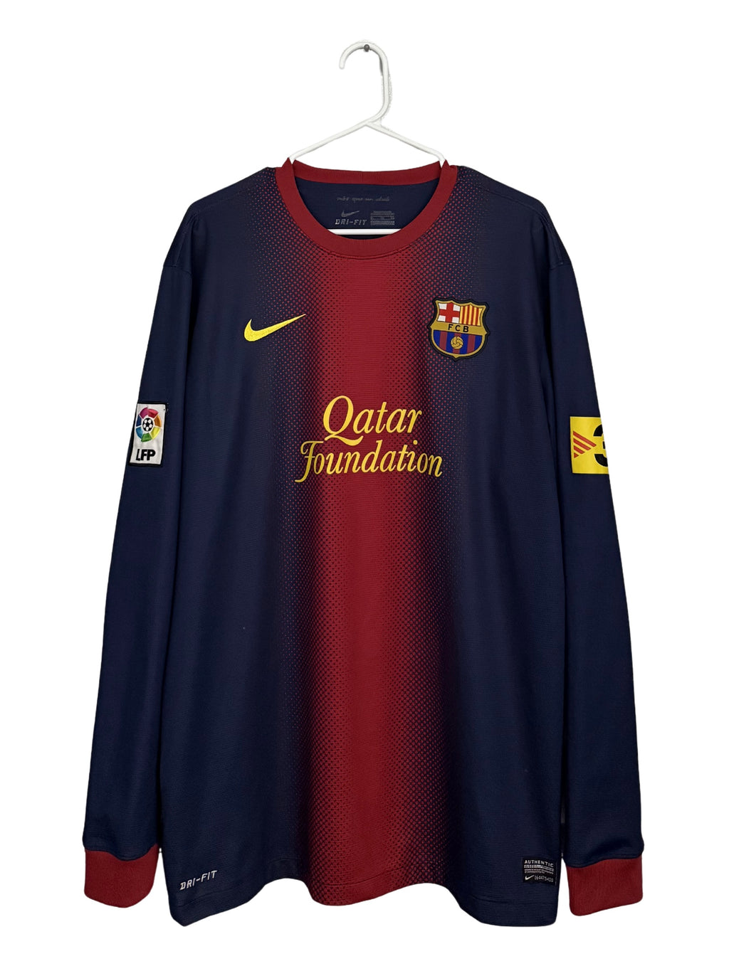 FC Barcelona 2012-13 Messi #10 Home L/S jersey (XL)